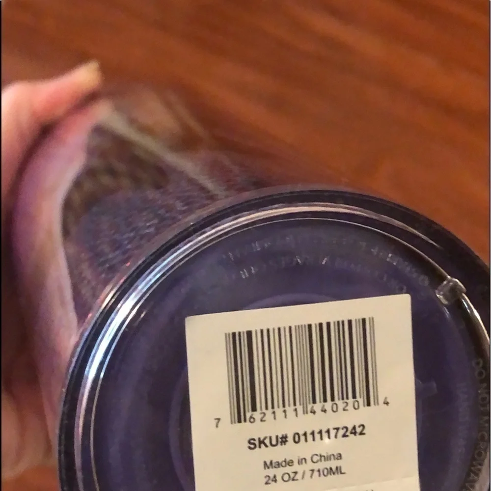 NWT Black Cat Purple Starbucks Tumbler